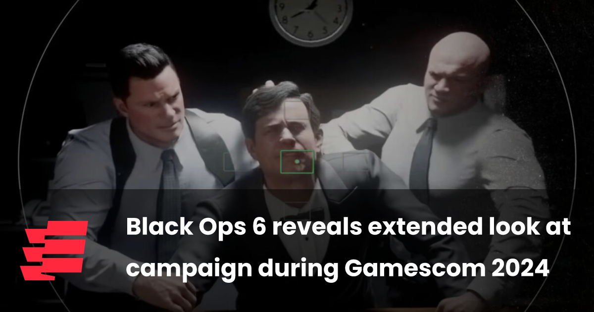 Black Ops 6 reveals extended look at campaign during 2024